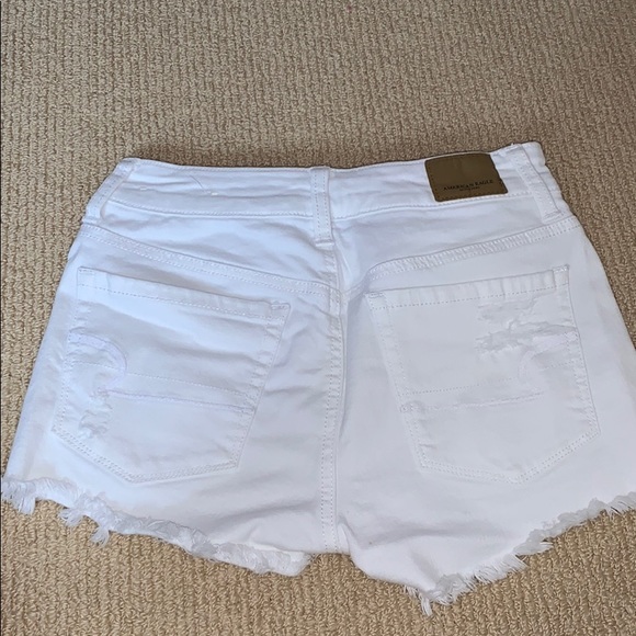 White jean shorts - Picture 2 of 2